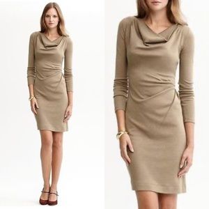NWT Banana Republic Draped Knit Ruched Dress